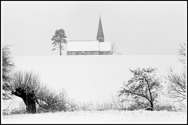 Church in Snow