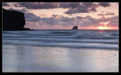 Trevaunance Cove Sunset