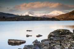 Snowdon in the snow